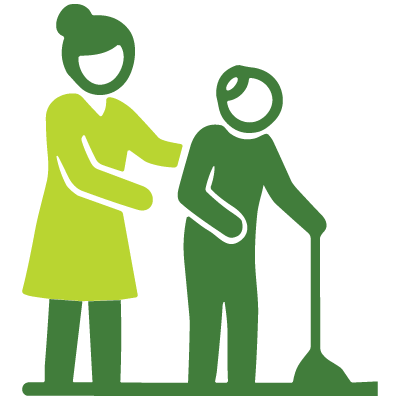 Support worker graphic image